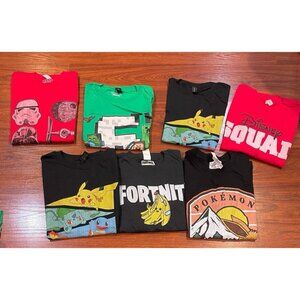 DISNEY LOT OF 7 SHIRTS SIZES LARGE